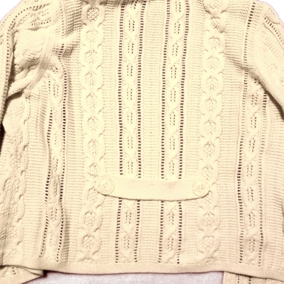 Cable-knit Zip-up Cardigan - Picture 4 of 6